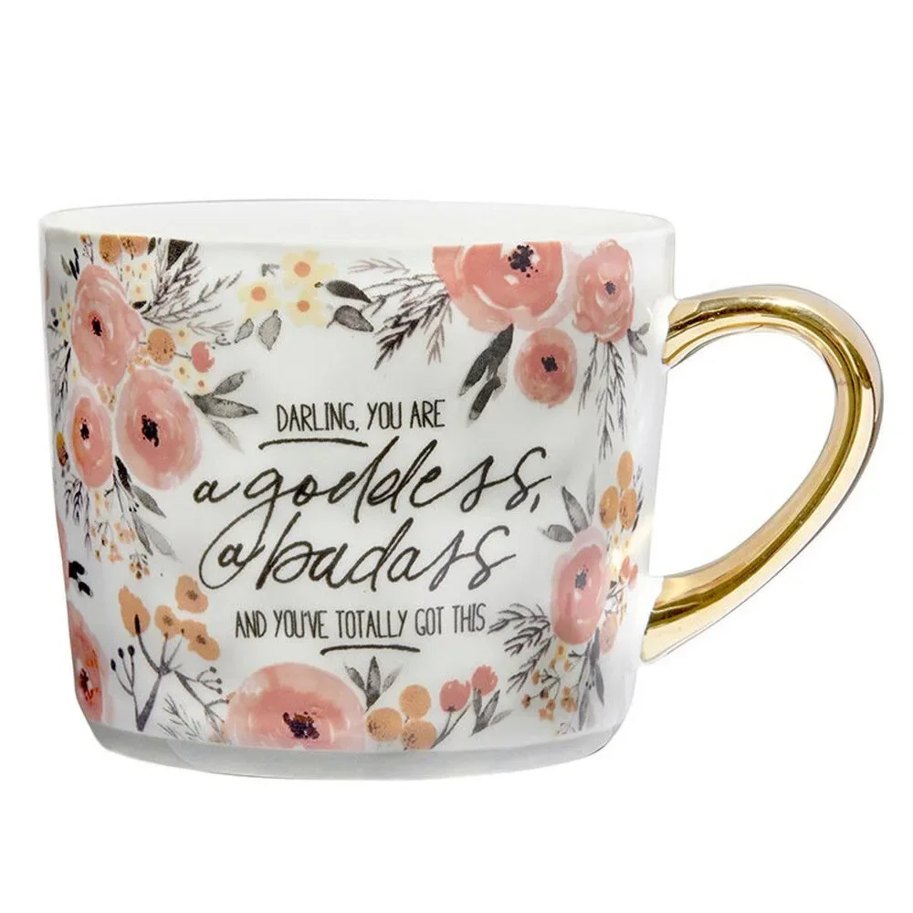 Darling Goddess Empowerment Set — Bulk Lot of 12 Mugs + 12 Journals (Gifting, E